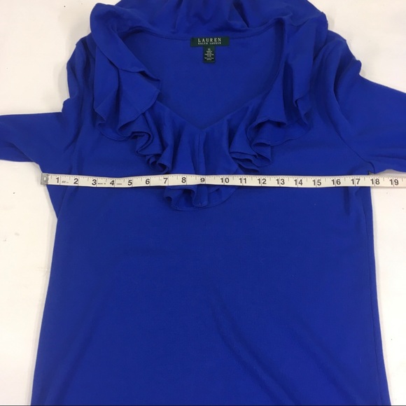 Lauren Ralph Lauren Ruffle Top - Picture 10 of 11